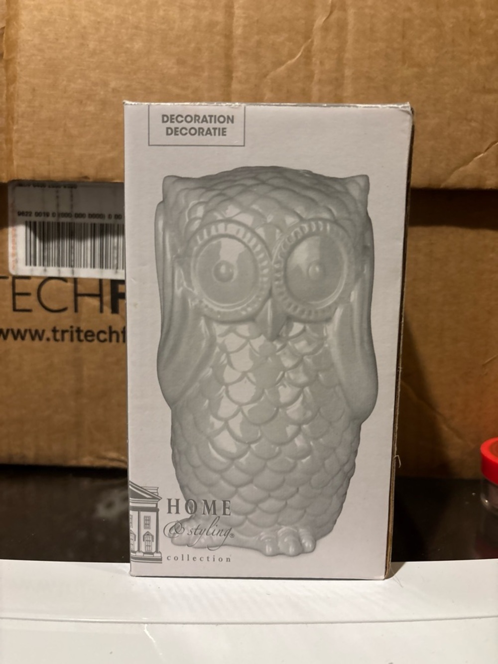 Home & Styling Owl Decoration - White